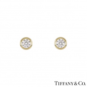 Tiffany & Co. Yellow Gold Elsa Peretti Earrings 1.14ct TDW Tiffany & Co. Yellow Gold Elsa Peretti Earrings 1.14ct TDW